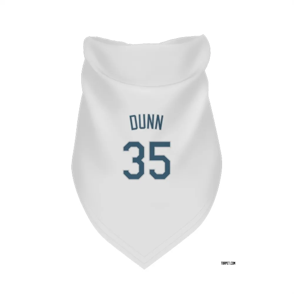 Tampa Bay Rays Oliver Dunn White Pet Bandana for Dog & Cat