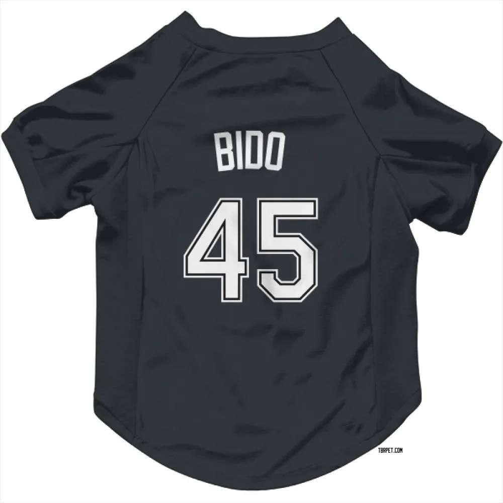 Tampa Bay Rays Osvaldo Bido Black Pet Jersey for Dog & Cat