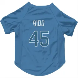 Tampa Bay Rays Osvaldo Bido Light Blue Pet Jersey for Dog & Cat