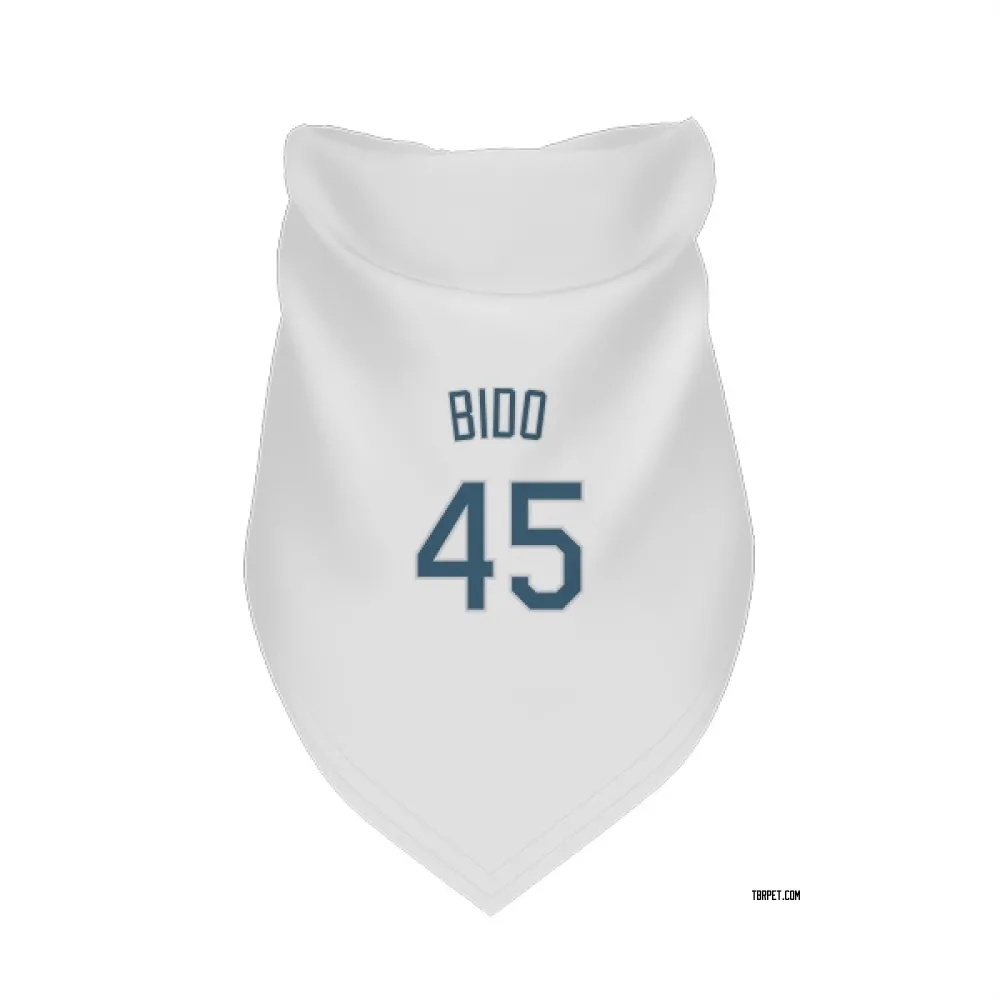 Tampa Bay Rays Osvaldo Bido White Pet Bandana for Dog & Cat