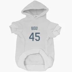 Tampa Bay Rays Osvaldo Bido White Pet Hoodie for Dog & Cat