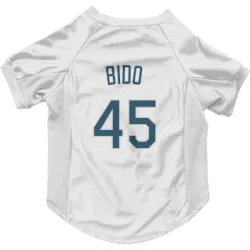 Tampa Bay Rays Osvaldo Bido White Pet Jersey for Dog & Cat