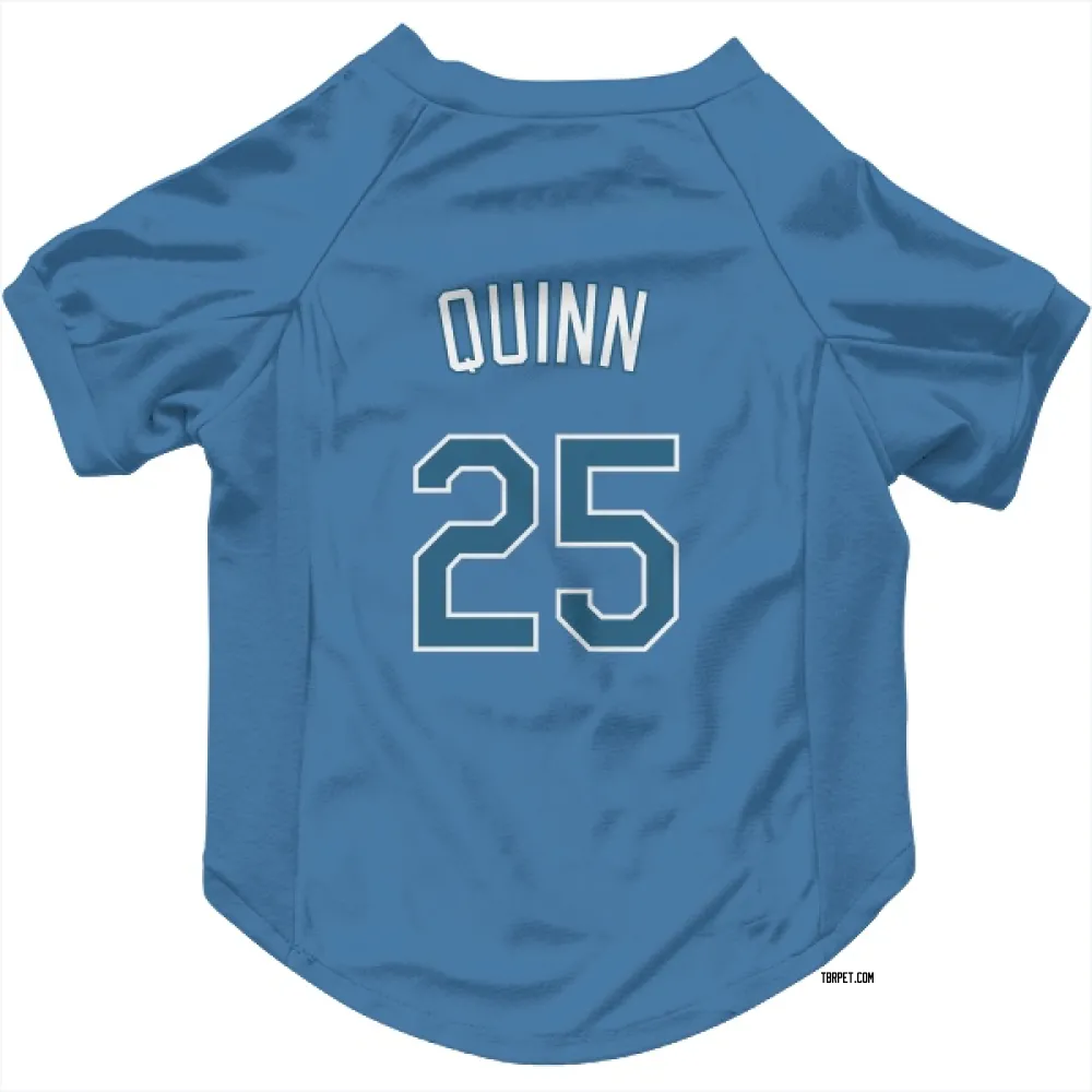 Tampa Bay Rays Roman Quinn Light Blue Pet Jersey for Dog & Cat
