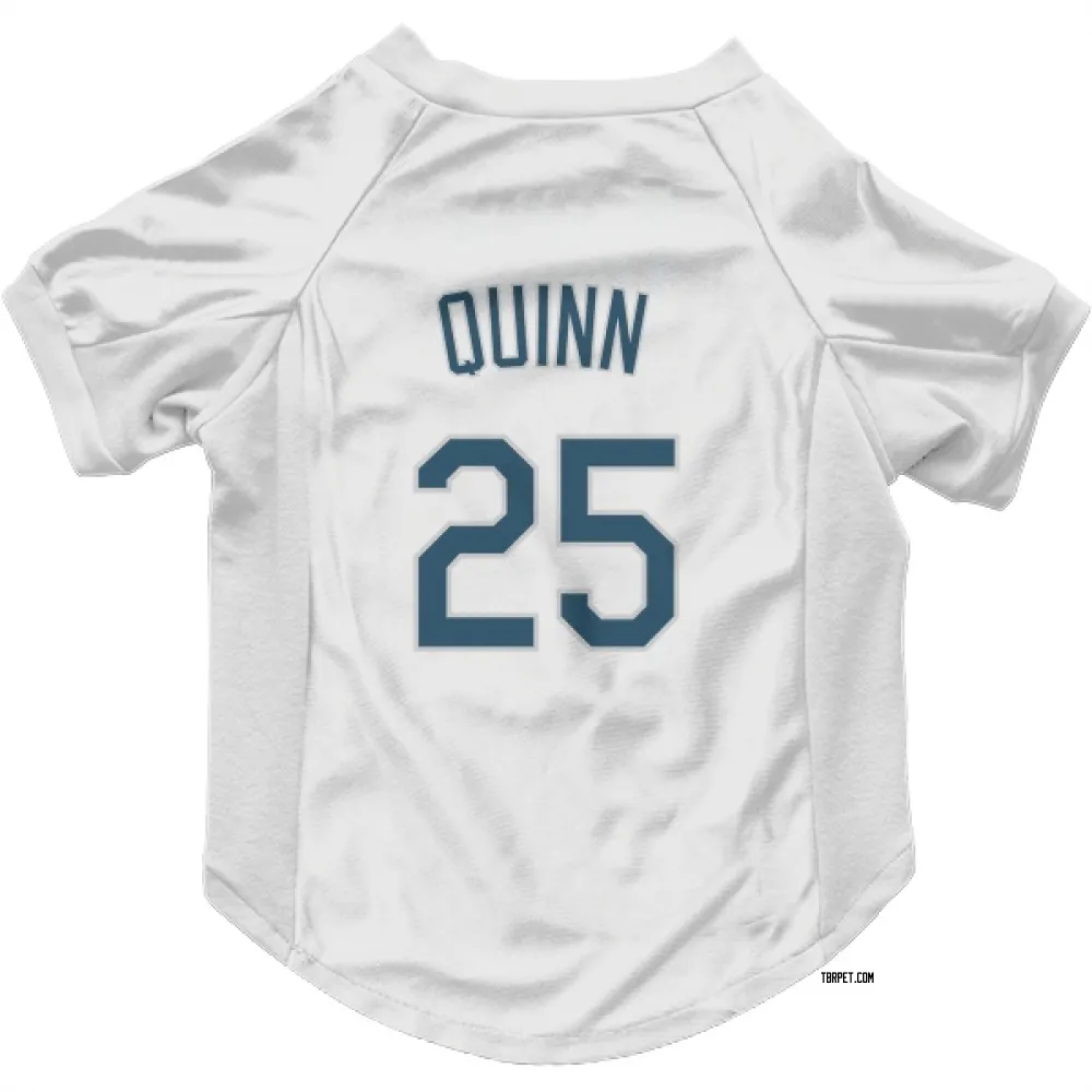 Tampa Bay Rays Roman Quinn White Pet Jersey for Dog & Cat