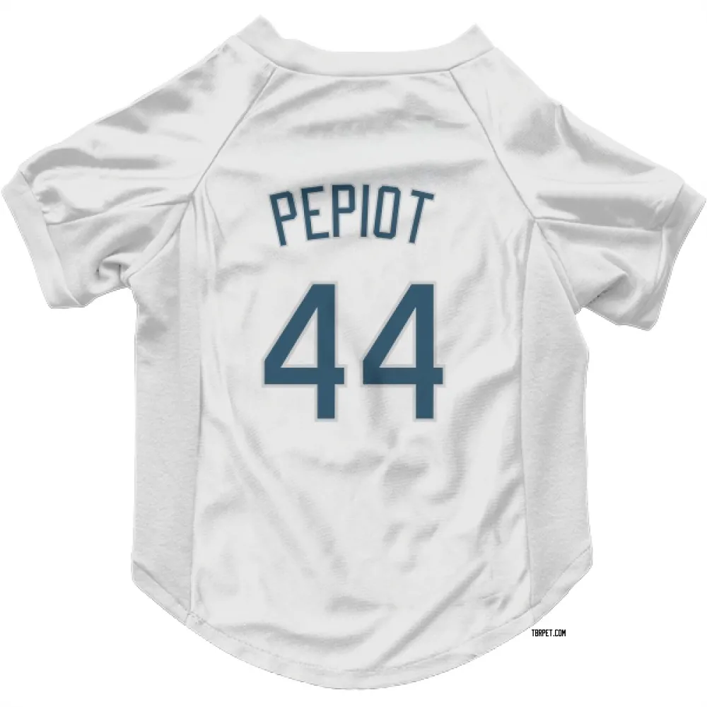 Tampa Bay Rays Ryan Pepiot White Pet Jersey for Dog & Cat