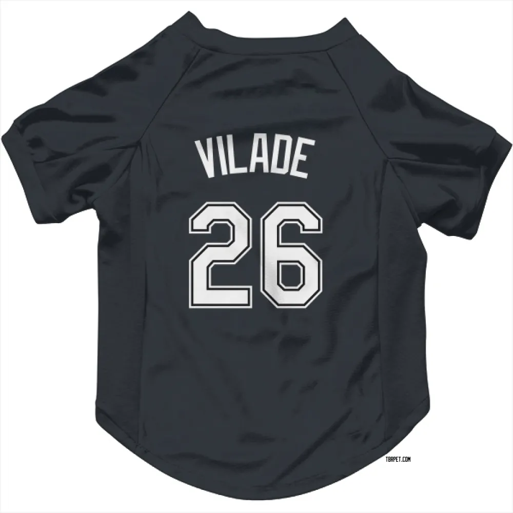 Tampa Bay Rays Ryan Vilade Black Pet Jersey for Dog & Cat