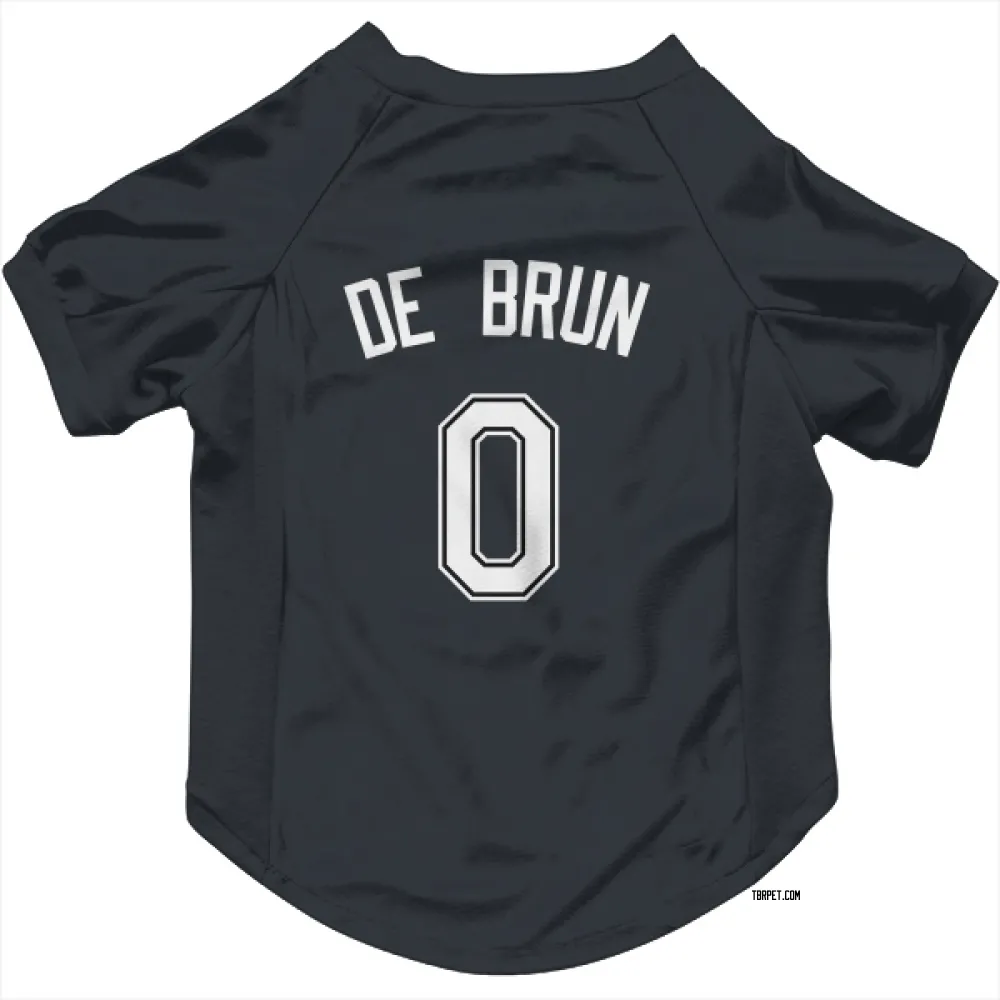 Tampa Bay Rays Slater de Brun Black Pet Jersey for Dog & Cat