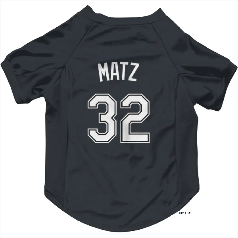 Tampa Bay Rays Steven Matz Black Pet Jersey for Dog & Cat