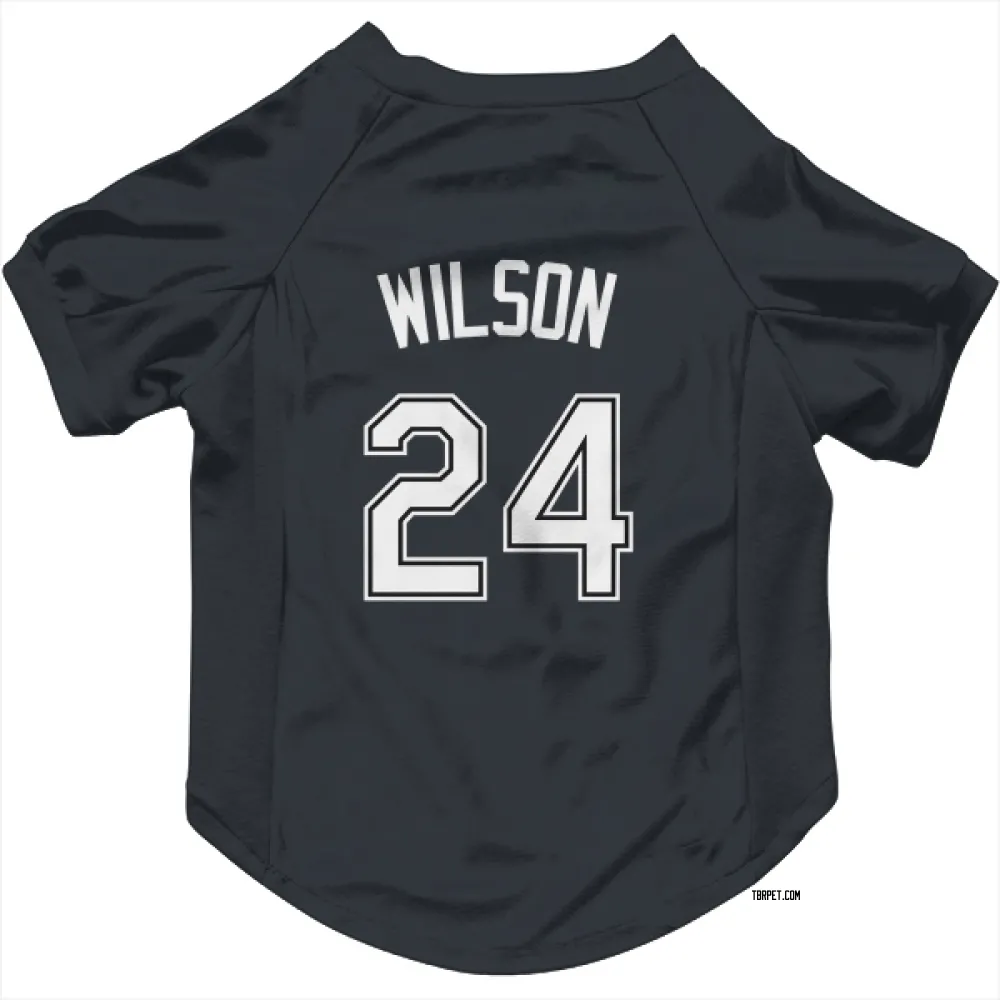 Tampa Bay Rays Steven Wilson Black Pet Jersey for Dog & Cat