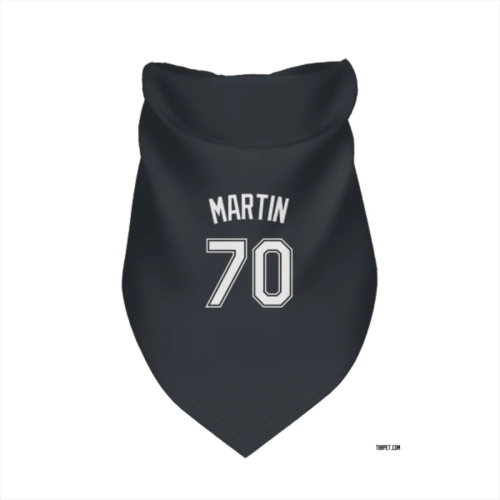 Tampa Bay Rays Trevor Martin Black Pet Bandana for Dog & Cat