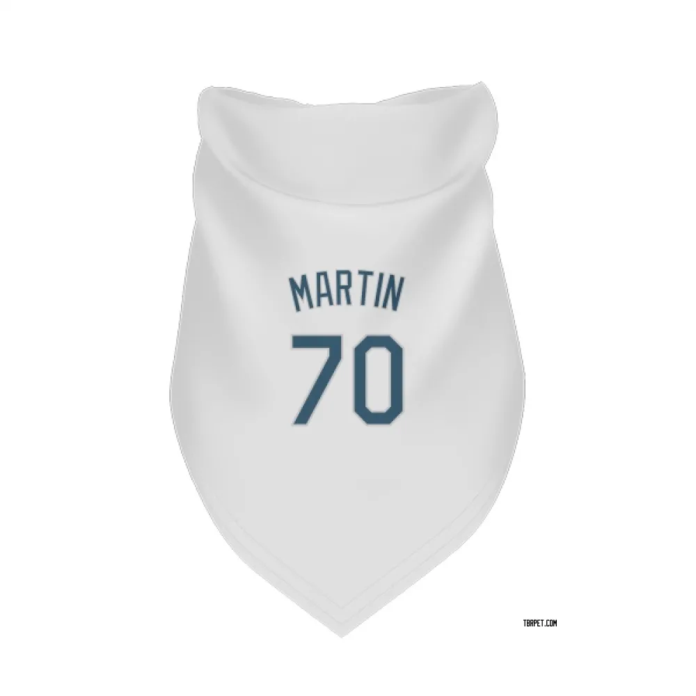 Tampa Bay Rays Trevor Martin White Pet Bandana for Dog & Cat