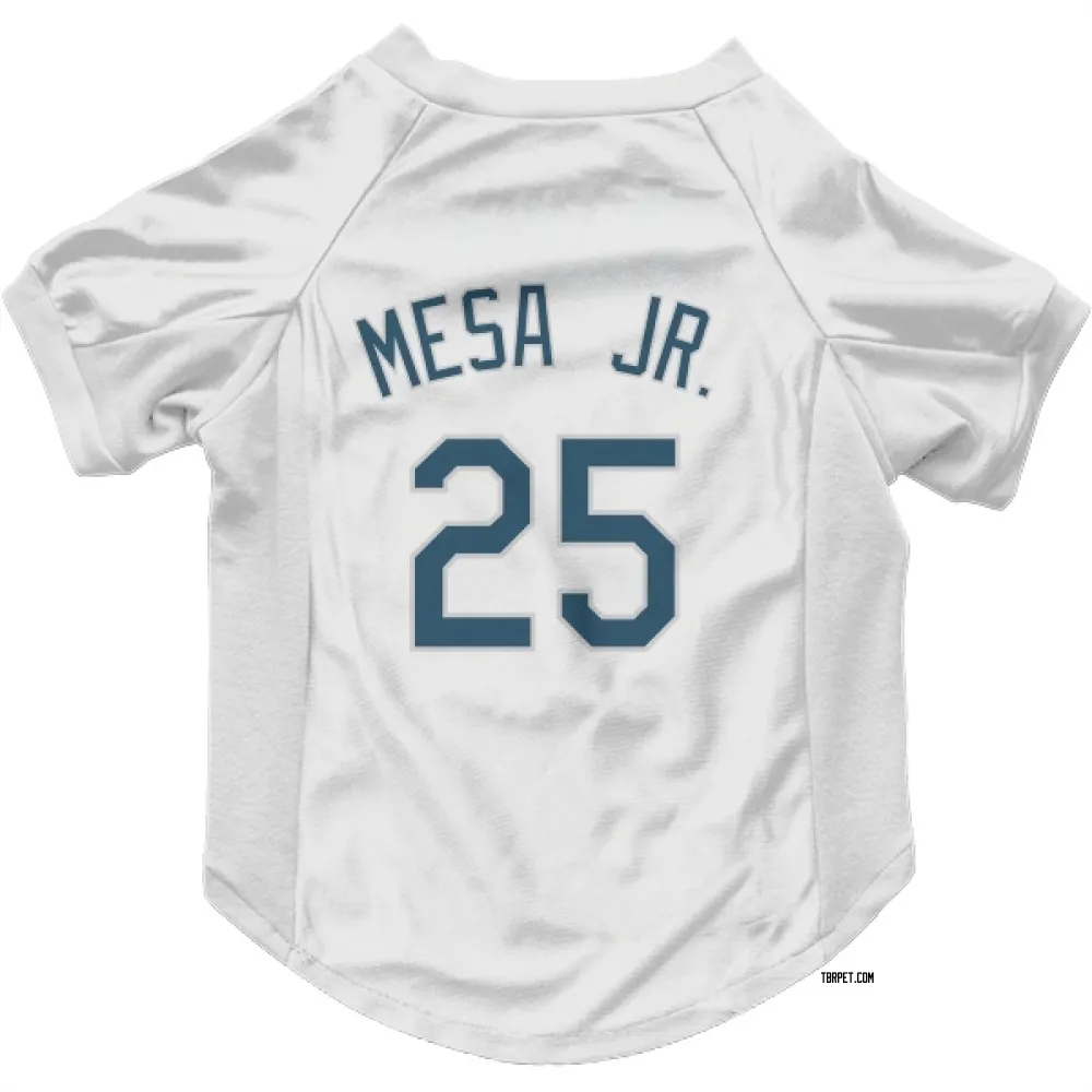 Tampa Bay Rays Victor Mesa Jr. White Pet Jersey for Dog & Cat