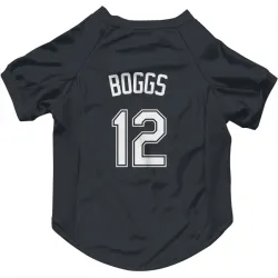Tampa Bay Rays Wade Boggs Black Pet Jersey for Dog & Cat