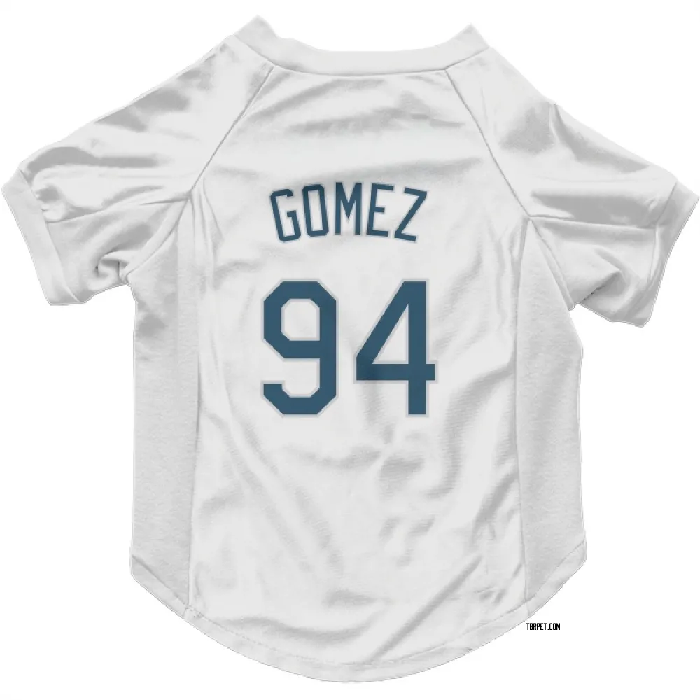 Tampa Bay Rays Yoendrys Gomez White Pet Jersey for Dog & Cat